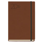 AGENDA ANUAL 2026 BARCINO SEMIFLEXIBLE MARRON DP | MYRGA